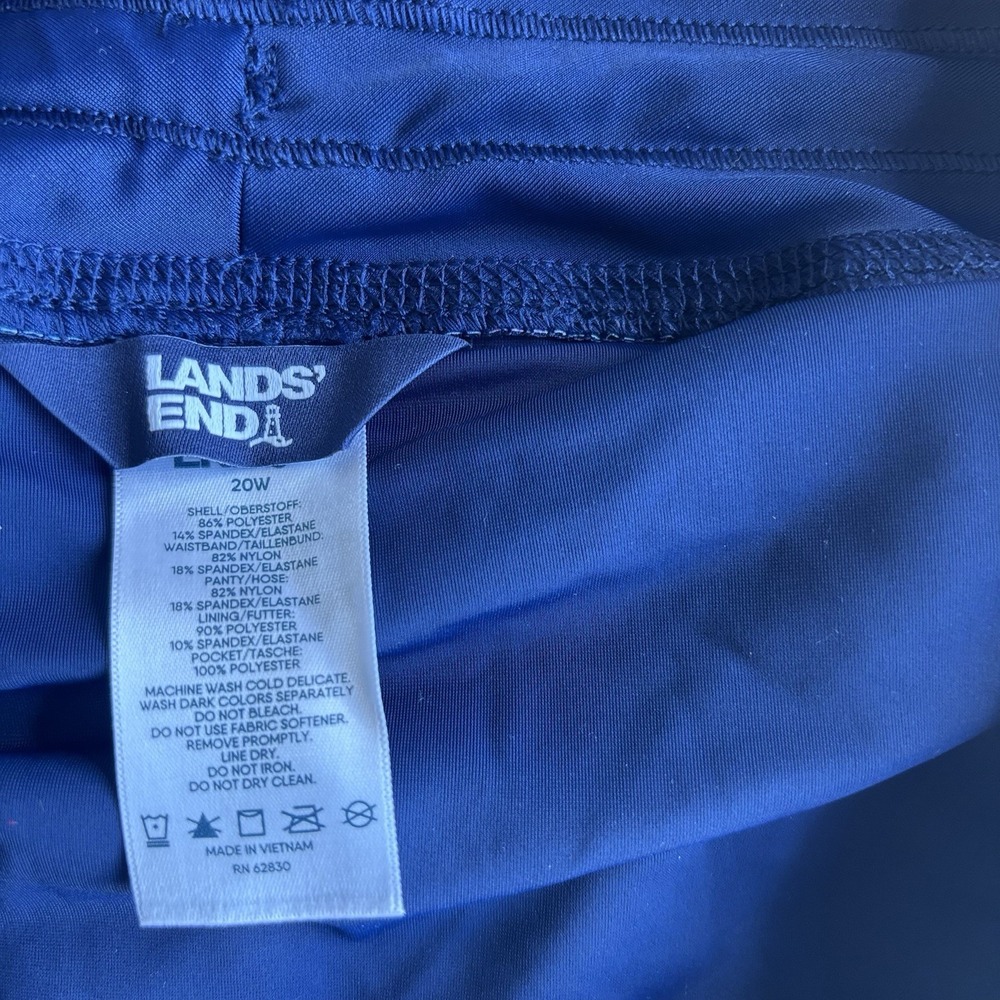 Lands' End Board Shorts Womens 20W Lined Quick Dry Swim Bottoms Beach NEW NO TAG - Picture 6 of 11